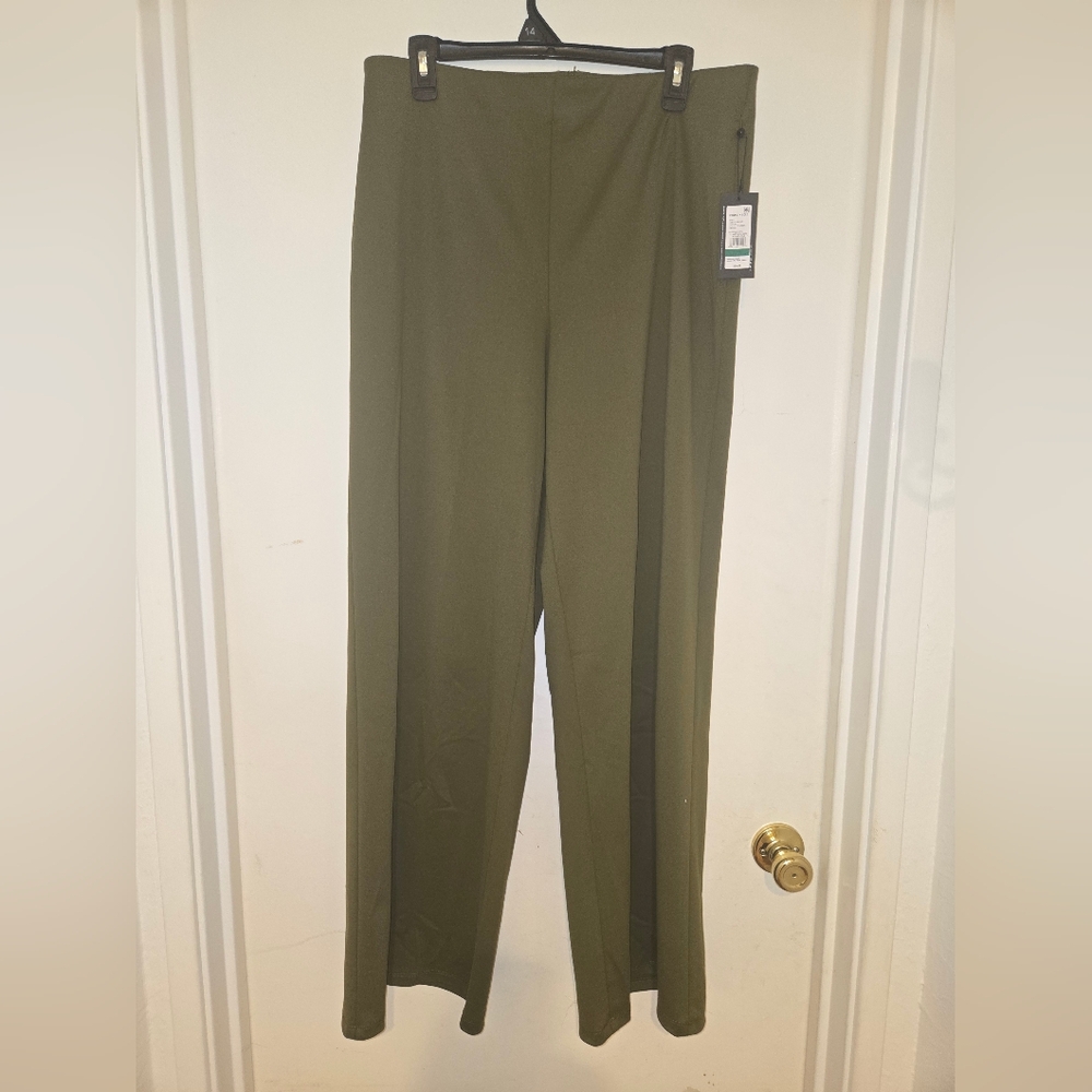 Kenneth Cole Women's Olive Chinos